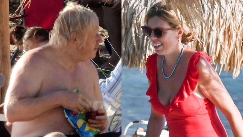 Boris Johnson na wakacjach