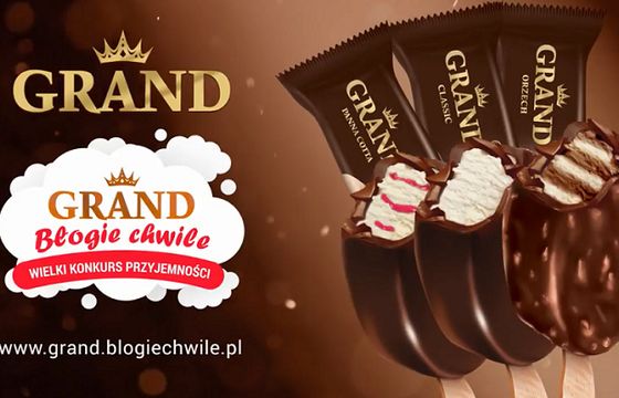 „Błogie chwile” w promocji lodów Grand (wideo)