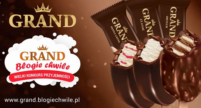„Błogie chwile” w promocji lodów Grand (wideo)