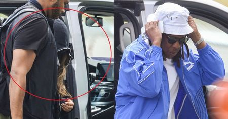 PIERWSZE ZDJĘCIA Beyonce i Jay-Z po przylocie do Polski. Zakamuflowana gwiazda "przyłapana" ze stertą bagaży (ZDJĘCIA)
