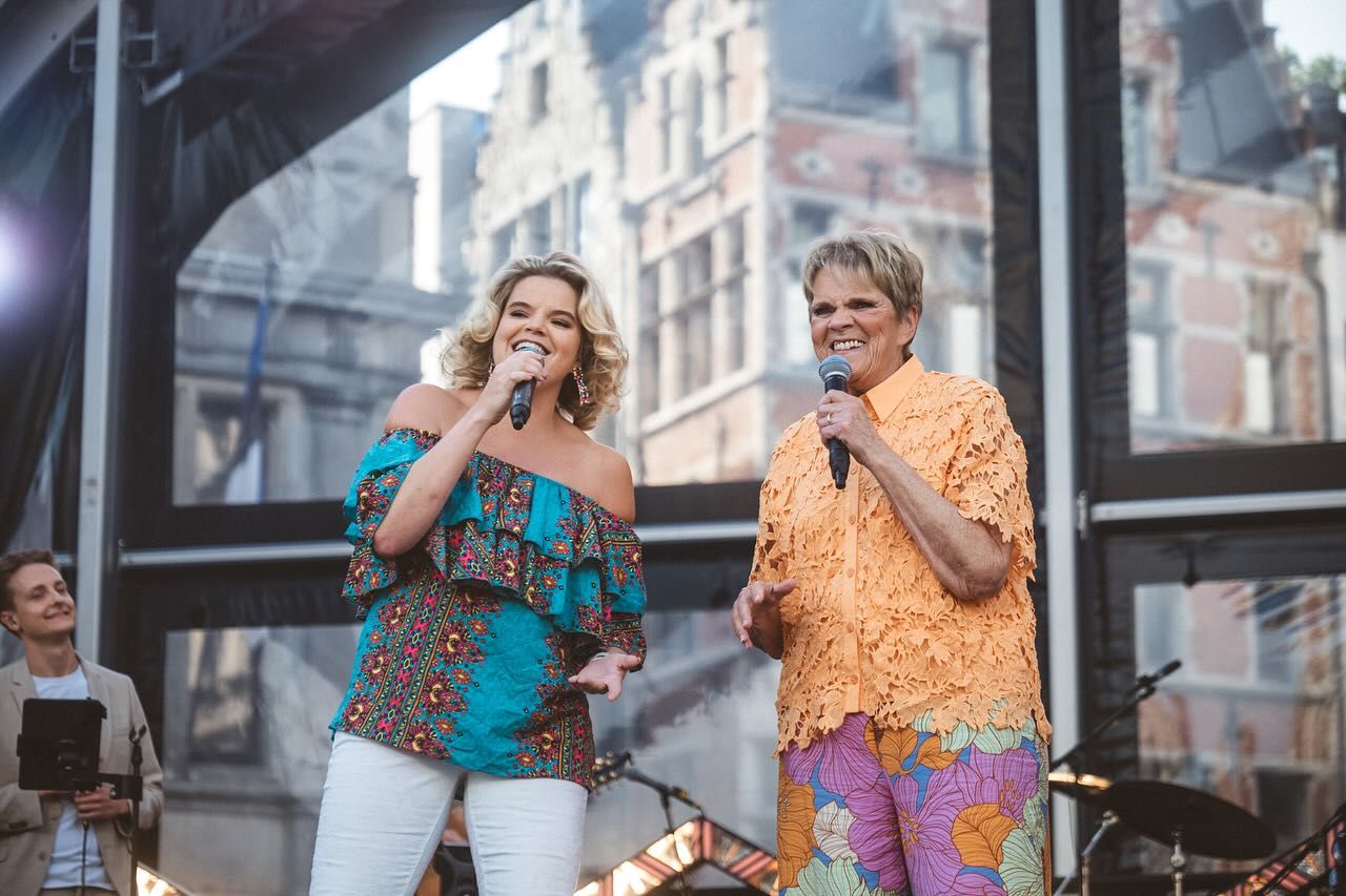 Margriet Hermans z córką