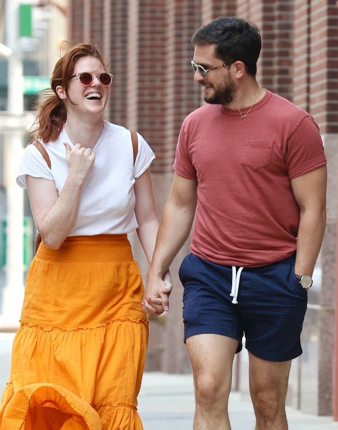 Kit Harington i Rose Leslie wybrali się na romantyczny spacer
