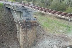 Runął most kolejowy w obwodzie kurskim. "To sabotaż"