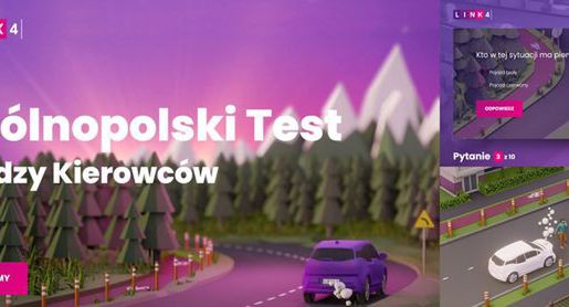 Rozwiąż test kierowcy i zdobądź zniżkę na OC i AC w LINK4