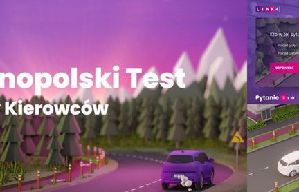 Rozwiąż test kierowcy i zdobądź zniżkę na OC i AC w LINK4