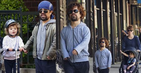 Peter Dinklage na spacerze z rodziną (ZDJĘCIA)