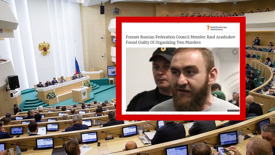 Araszukow został uznany za winnego organizacji podwójnego morderstwa