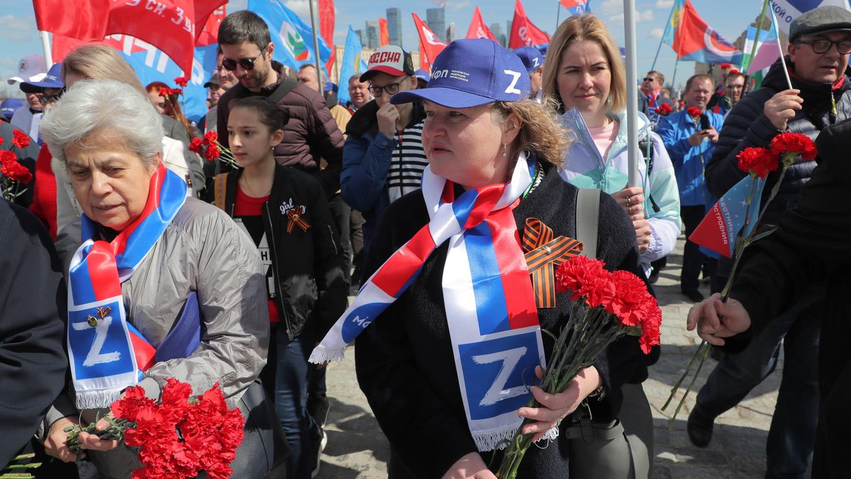 Prorosyjskie przemarsze - zdjęcie ilustracyjne 