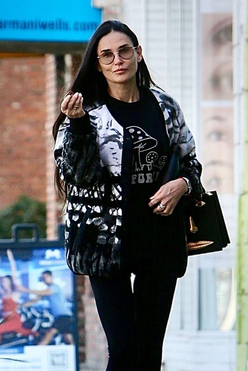Tak wygląda Demi Moore bez makijażu