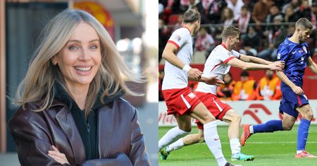 Agnieszka Woźniak-Starak WYŚMIAŁA polskich piłkarzy. "Gdzie nasi siatkarze? Wpuśćcie ich na to boisko!"