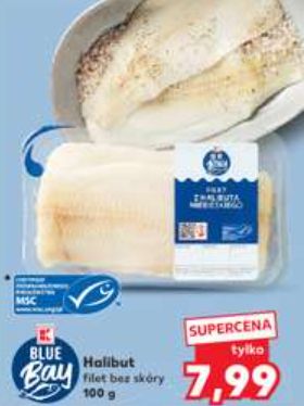 Halibut jest dostępny w dobrej cenie