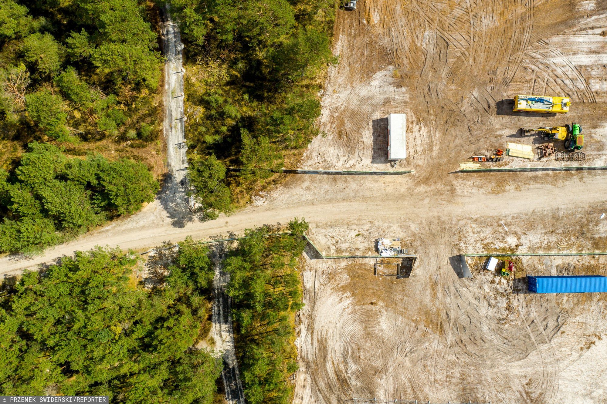 Prace przygotowawcze pod budowę pierwszej