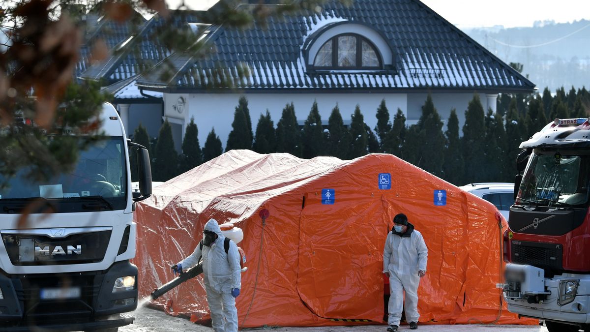 Ferma w pow. kartuskim, gdzie wykryto pierwszy w Polsce przypadek zakażenia SARS-CoV-2 u norek. Kwarantanną objęto wszystkie osoby opiekujące się norkami na fermie. Same norki są właśnie wybijane.