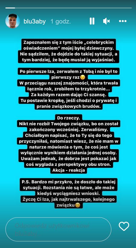 Oświadczenie Mateusza 