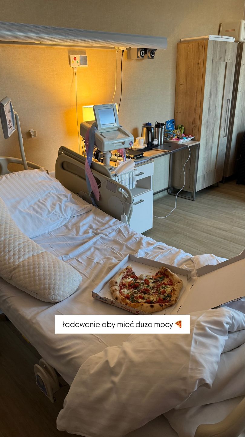 Deynn pokazała pokój rodzinny w szpitalu