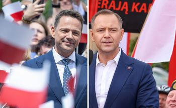 Trzaskowski i Nawrocki w Warszawie. Dwa marsze przejdą przez stolicę