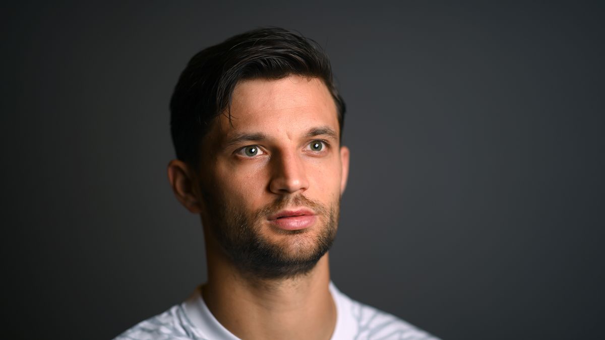 DOHA, QATAR - NOVEMBER 18:  Bartosz Bereszynski of Poland poses during the official FIFA World Cup Qatar 2022 portrait session on November 18, 2022 in Doha, Qatar. (Photo by Shaun Botterill - FIFA/FIFA via Getty Images)