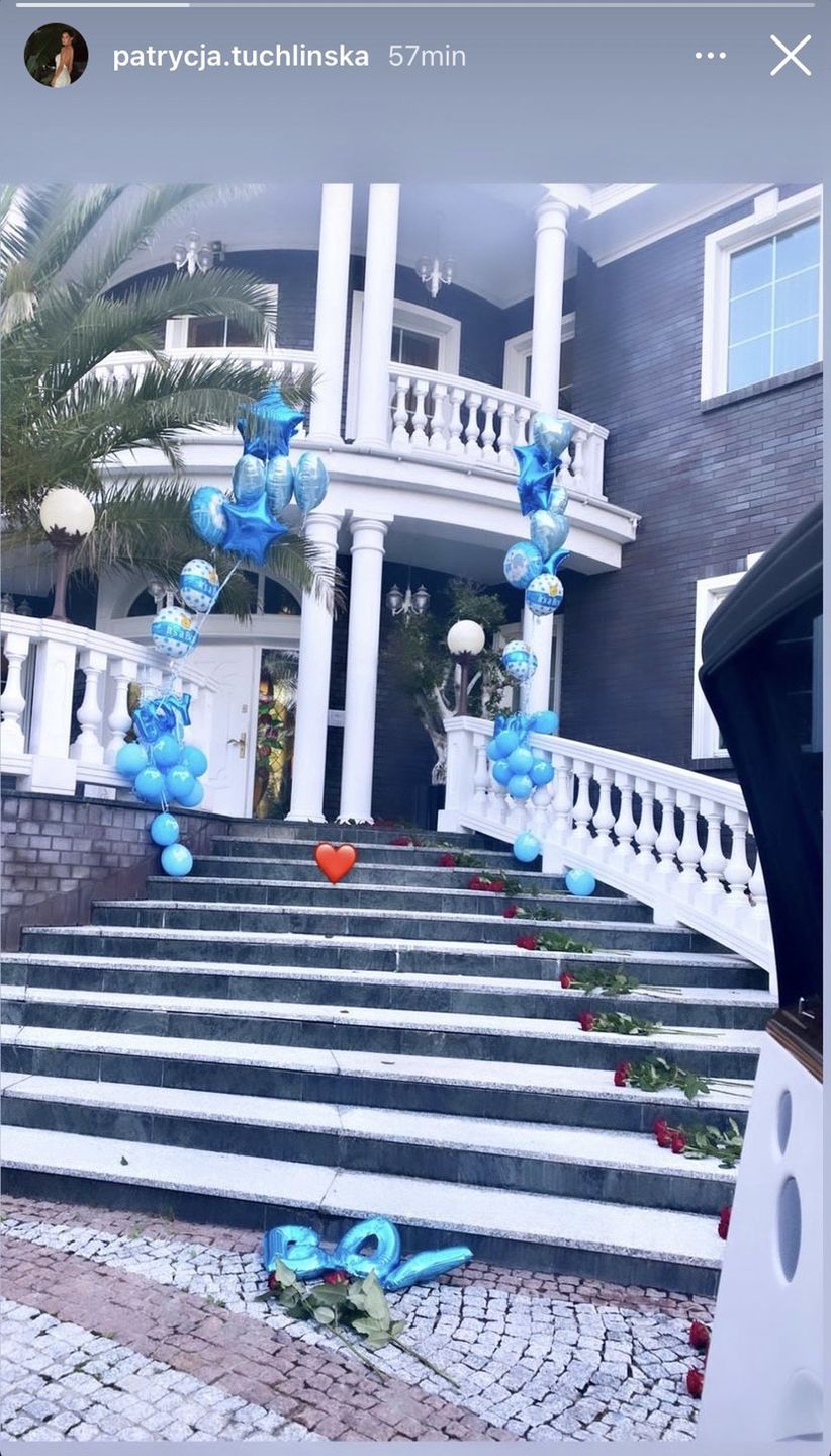 Patrycja Tuchlińska i MILIARDER Józef Wojciechowski wyprawili baby shower! ZDRADZILI PŁEĆ DZIECKA?