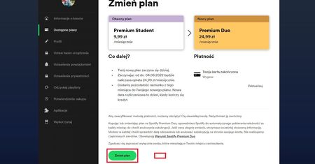 Spotify: jak zmienić plan?