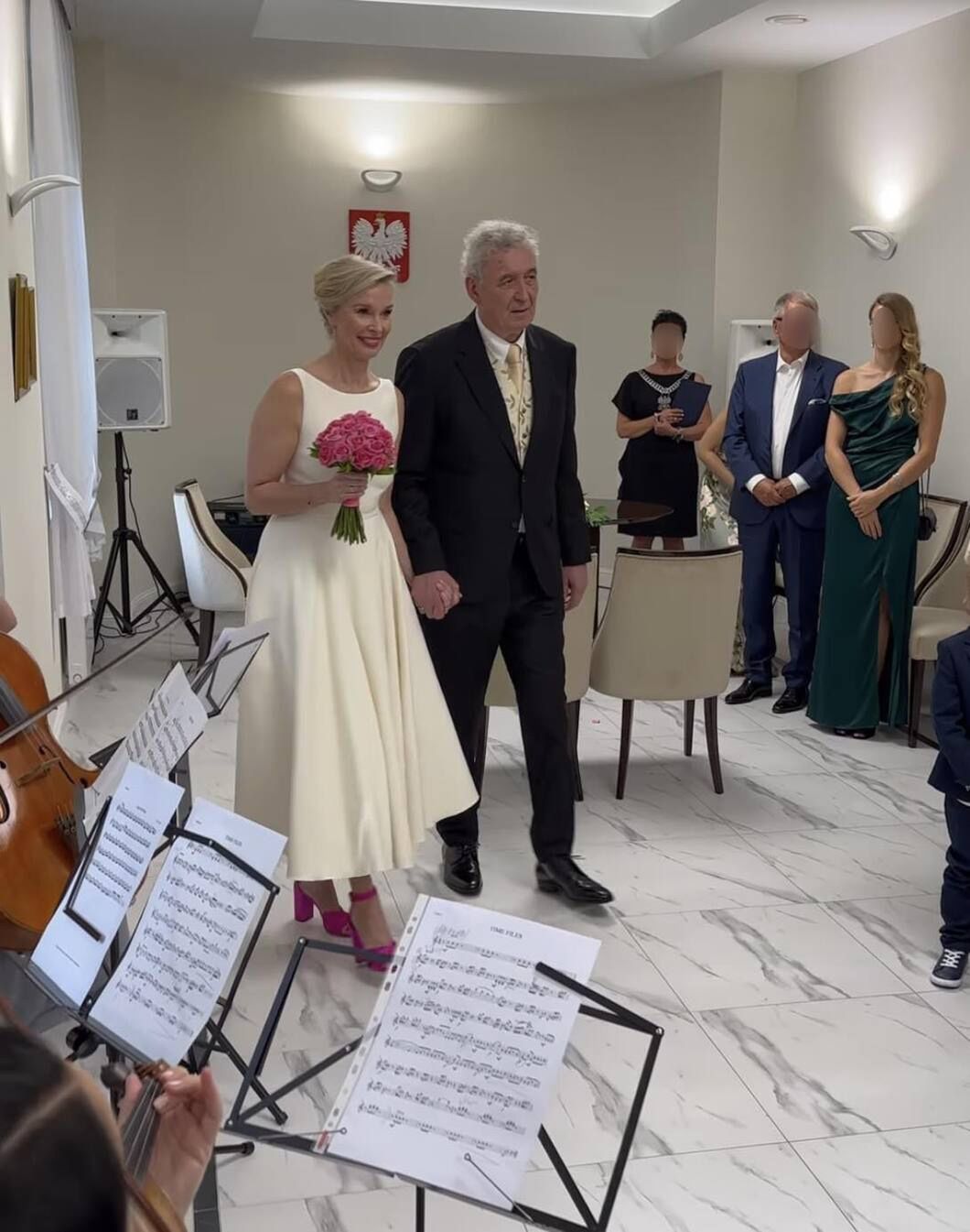 Waldemar Dąbrowski wziął ślub z Małgorzatą Brochocką