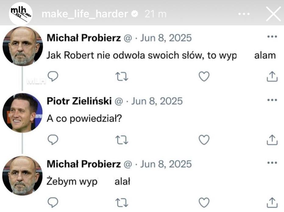 Mem z Michałem Probierzem