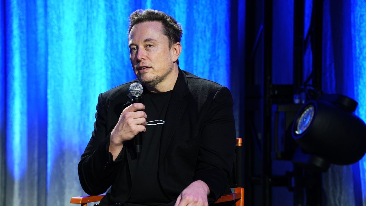 WATER MILL, NY - AUGUST 24: Elon Musk speaks at The Prostate Cancer Foundation (PCF) Annual Hamptons Gala at Parrish Art Museum on August 24, 2024 in Water Mill, New York. (Photo by Jared Siskin/Patrick McMullan via Getty Images)