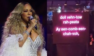 Mariah Carey zaśpiewała na otwarciu igrzysk, ale NIE ZNAŁA TEKSTU?! Pomógł jej... prompter  (WIDEO)