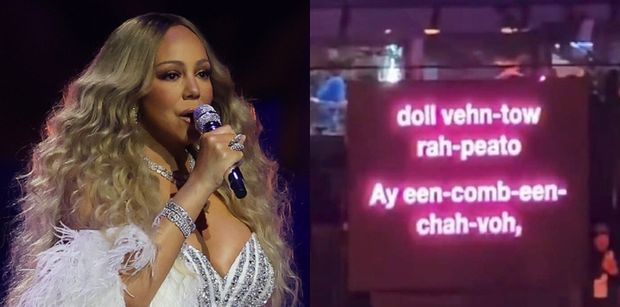 Mariah Carey zaśpiewała na otwarciu igrzysk, ale NIE ZNAŁA TEKSTU?! Pomógł jej... prompter  (WIDEO)