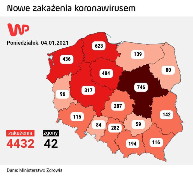 Koronawirus w Polsce. Ministerstwo Zdrowia o nowych przypadkach