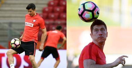 Lewandowski, Szczęsny, Krychowiak i inni na treningu przed meczem z Rumunią (ZDJĘCIA)