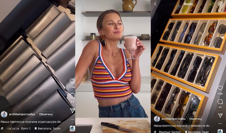 Influencerka zajmująca się przeprowadzkami pokazała DOM Lewandowskich?