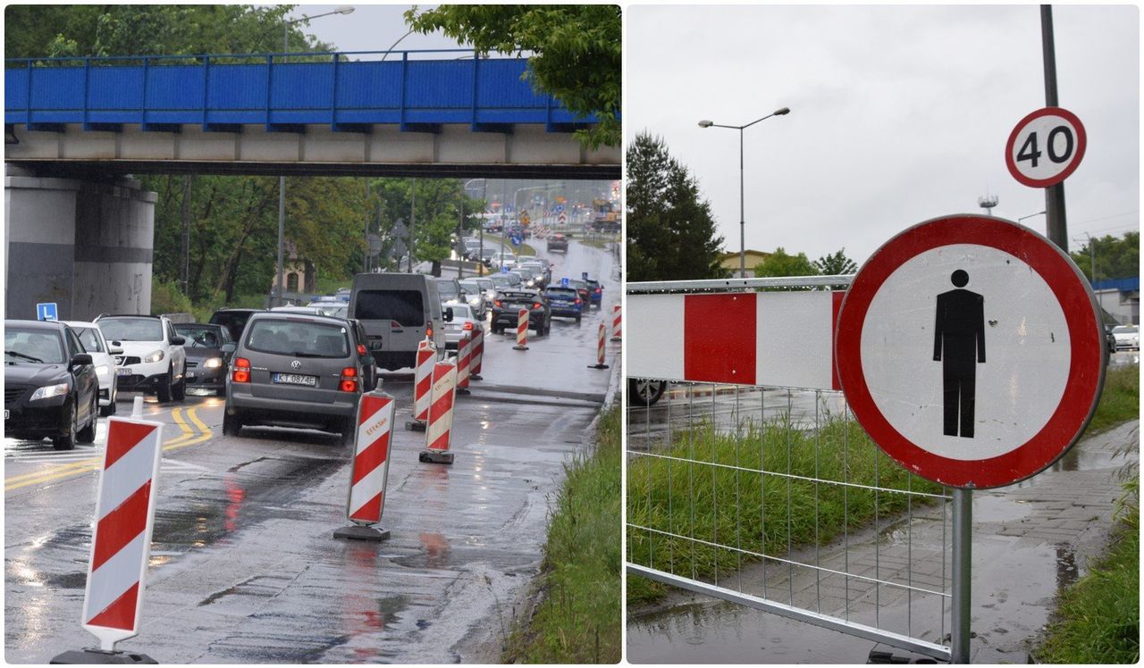 Ruszył długo oczekiwany remont na Lwowskiej w Tarnowie. Rano bez chwilowych korków się nie obyło. Zdjęcia