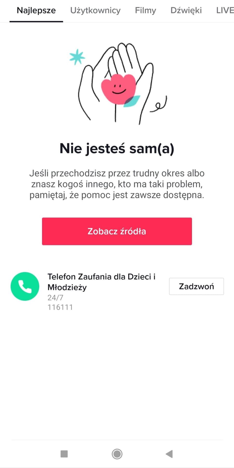 TikTok reaguje na niepokojące zachowanie