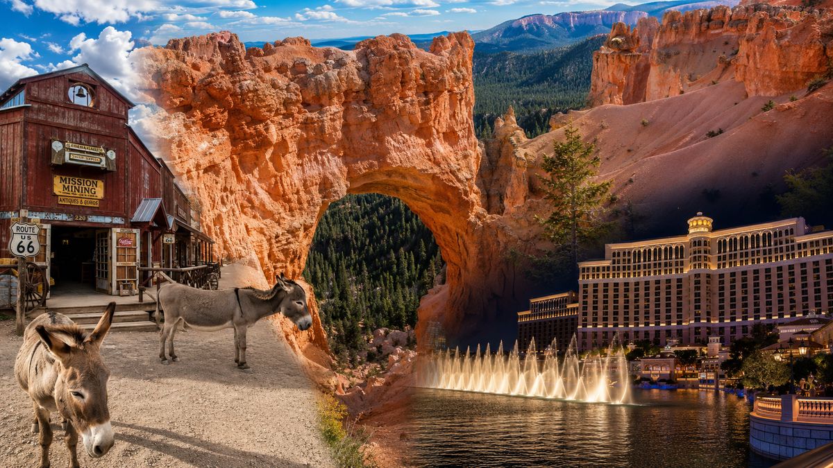 USA, Zachodnie Wybrzeże, Kanion, Dziki Zachód, Las Vegas