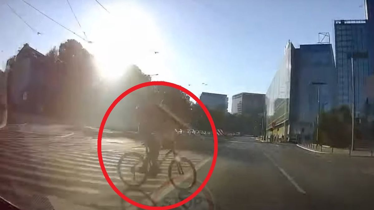 Potrącenie rowerzysty w Poznaniu 