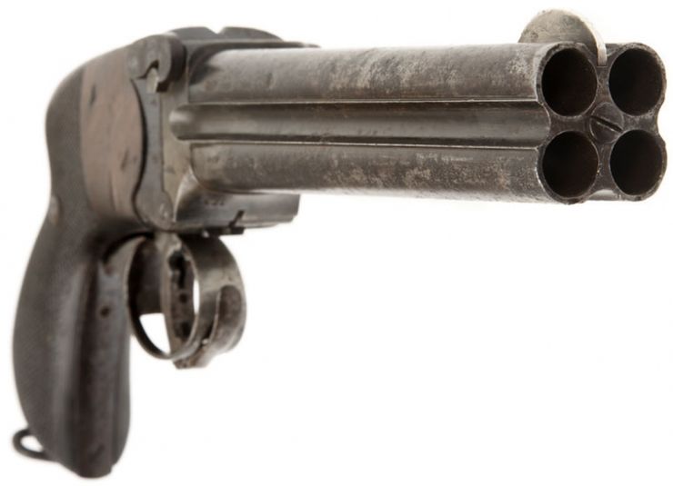 15 najdziwniejszych broni palnych. Pistolet kosmonautów, karabin na Turków i inne 7