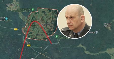 Białoruskie śmigłowce nad Białowieżą. Mocne słowa generała
