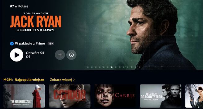 Amazon Prime Video wyprzedza Netfliksa w kolejnym kraju
