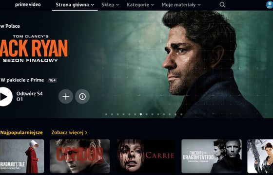 Amazon Prime Video wyprzedza Netfliksa w kolejnym kraju