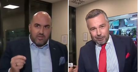 Reporter TVP Info wszedł do Republiki. Na antenie Rachoń i Olechowski