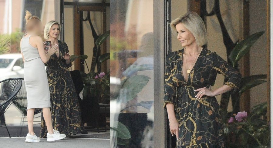 Joanna Racewicz parkuje na zakazie 