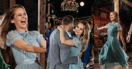Paulina Sykut-Jeżyna pląsa boso na WESELU Krzysztofa Ibisza: "Magia miłości!"
