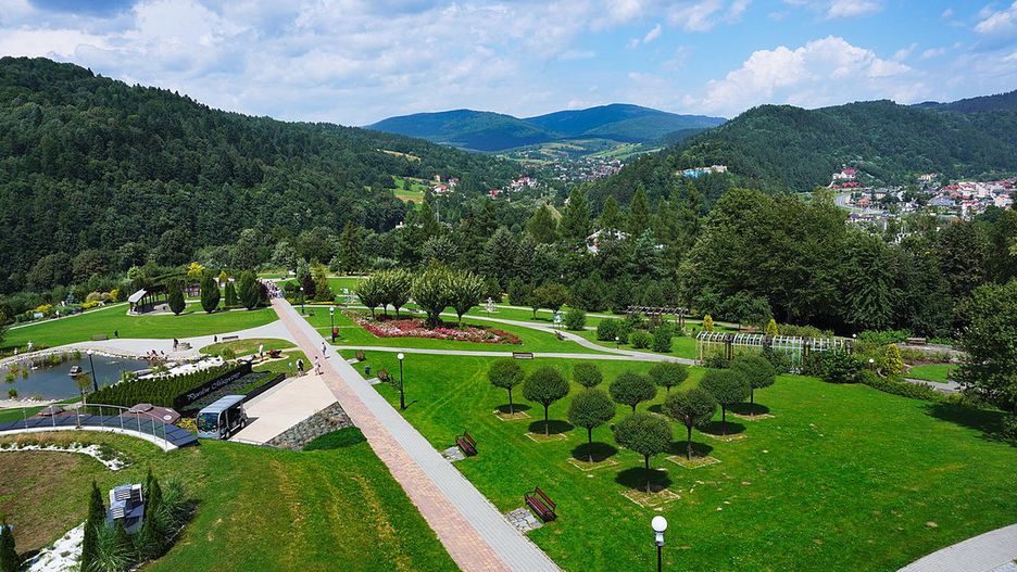 Muszyna/ park zdrojowy