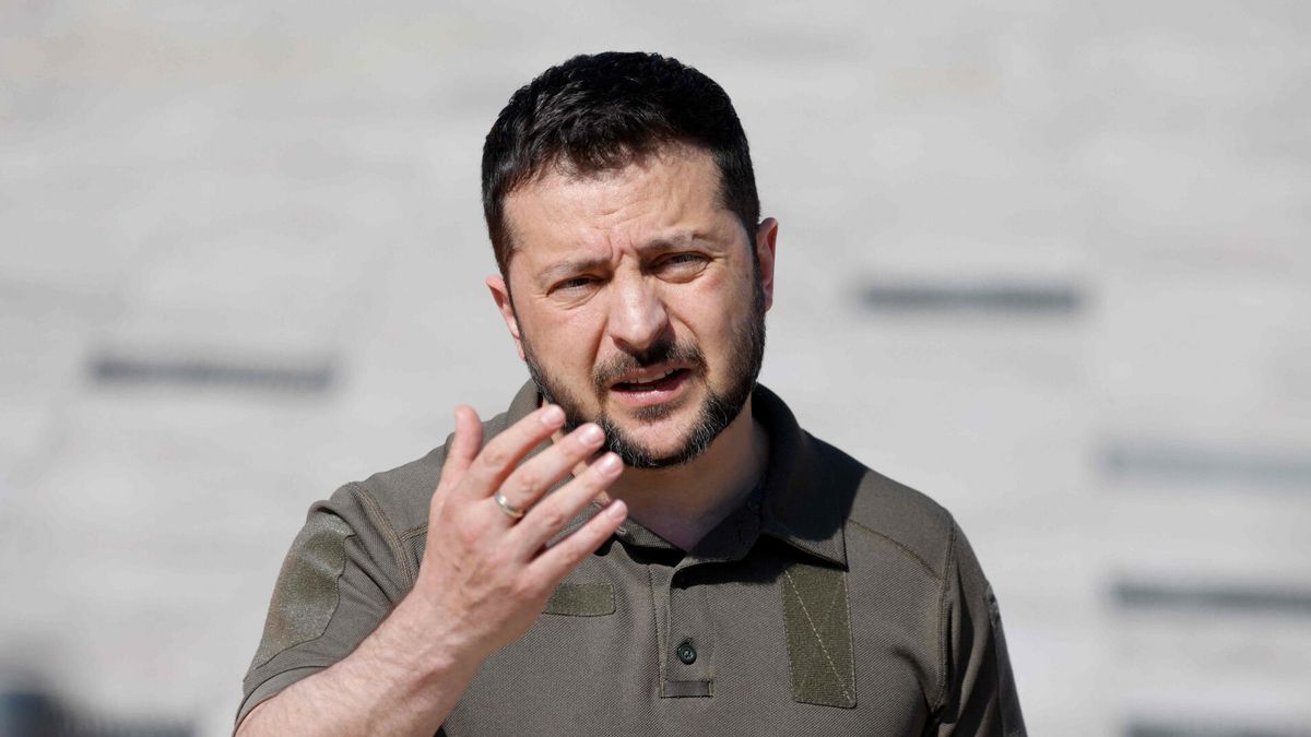 Prezydent Ukrainy Wołodymyr Zełenski