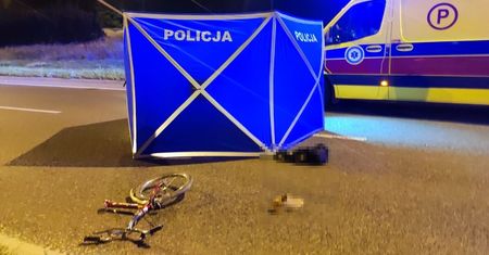 Śmiertelny wypadek na przejściu dla pieszych w Lublinie. 89-letni rowerzysta zginął na miejscu