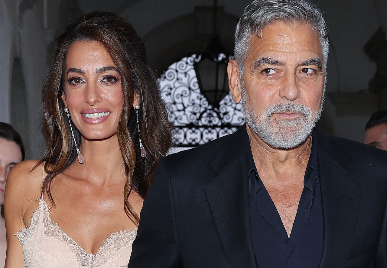 George i Amal Clooney na 80. edycji Międzynarodowego Festiwalu Filmowego w Wenecji