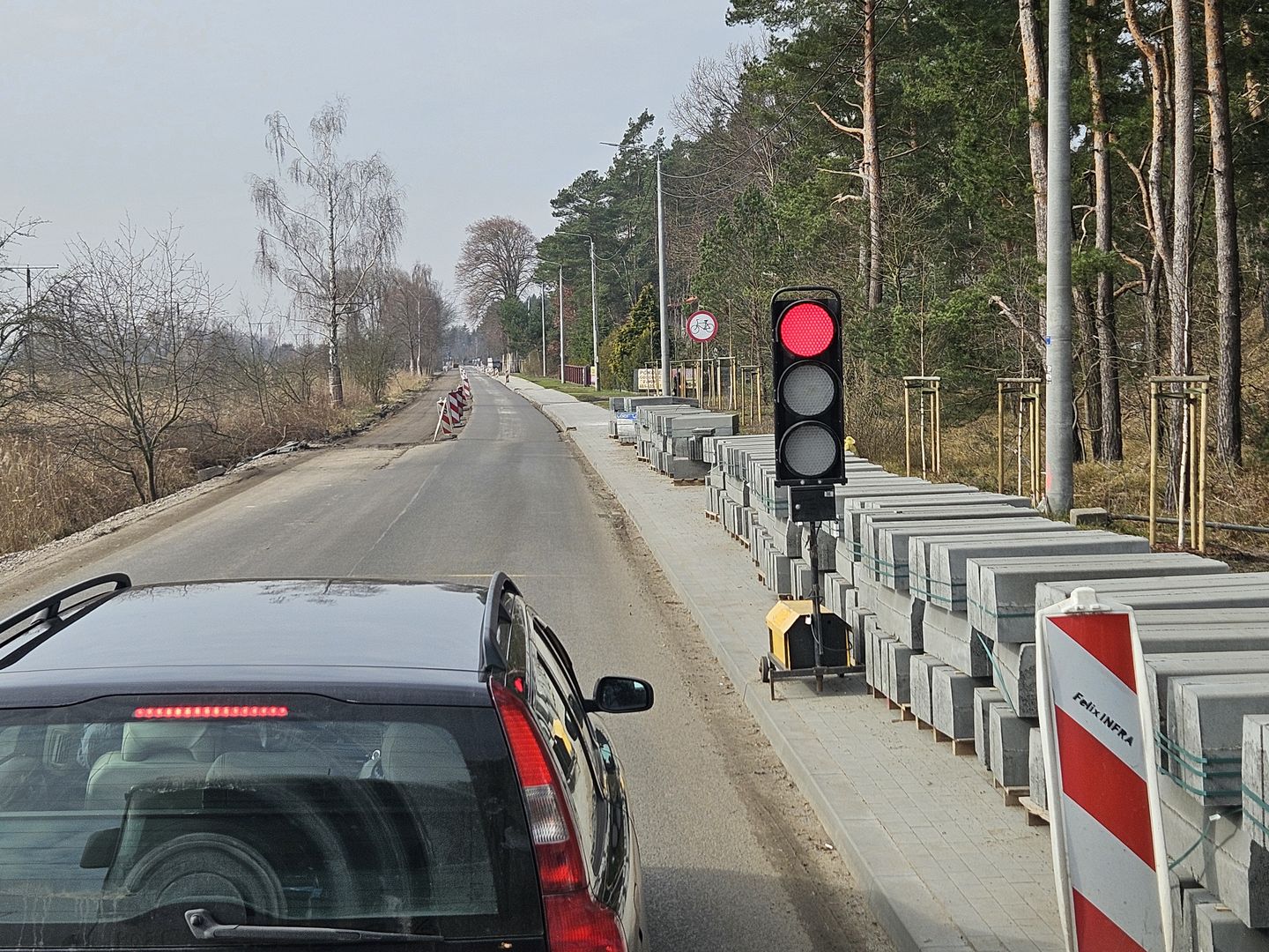 Droga jest w remoncie od 2022 r.