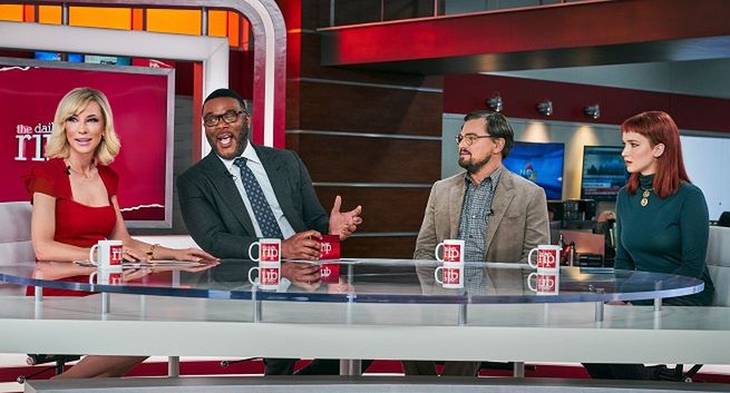 Premiera filmu "Nie patrz w górę". Leonardo DiCaprio ósmy na liście oscarowych przewidywań "Variety"