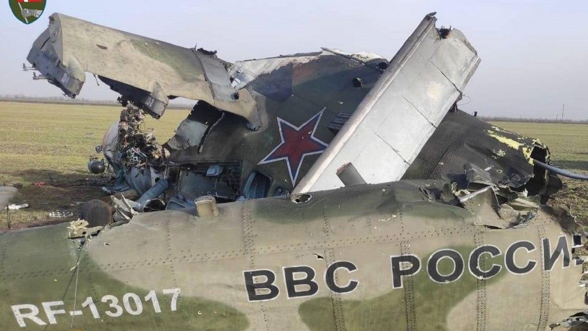 Ukraińcy zniszczyli rosyjski śmigłowiec 