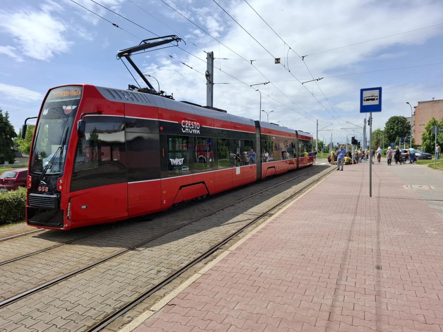 Kolizja w Częstochowie.